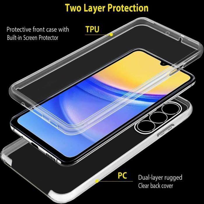 Coque Antichoc - Booling - pour Samsung Galaxy A15 5G - Transparente - Slim et fine