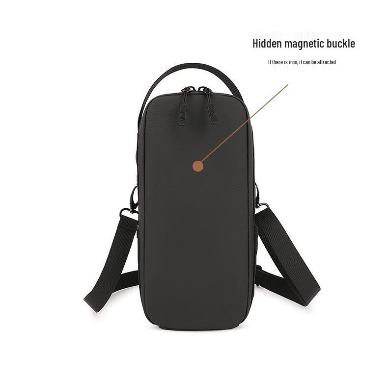 Magnetic Fitness Water Bottle & Phone Crossbody Bag - Large Capacity