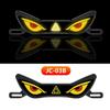 Devil's Eye Universal Motorcycle License Plate Light – Anti-Tailgating Dynamic Expression