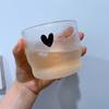 Korean Smile Glass Cup Cute Transparent Drinkware Stackable Transparent Bottle Breakfast Drinking Cups Coffee Utensil Couple Mug