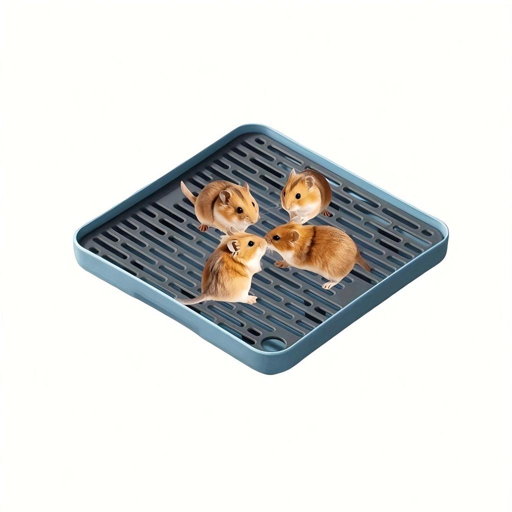 1 peça Caixa de Areia para Coelho Bandeja Sanitária para Pequenos Animais Caixa Sanitária de Canto para Coelhinho Furão Hamster Dragão Gato Porquinho da Índia Suprimentos para Porquinho da Índia