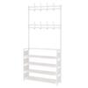 Multi-Layer Shoe Rack Doorway Clothes Hanger High Stability Simple Installation Shoes Shelf