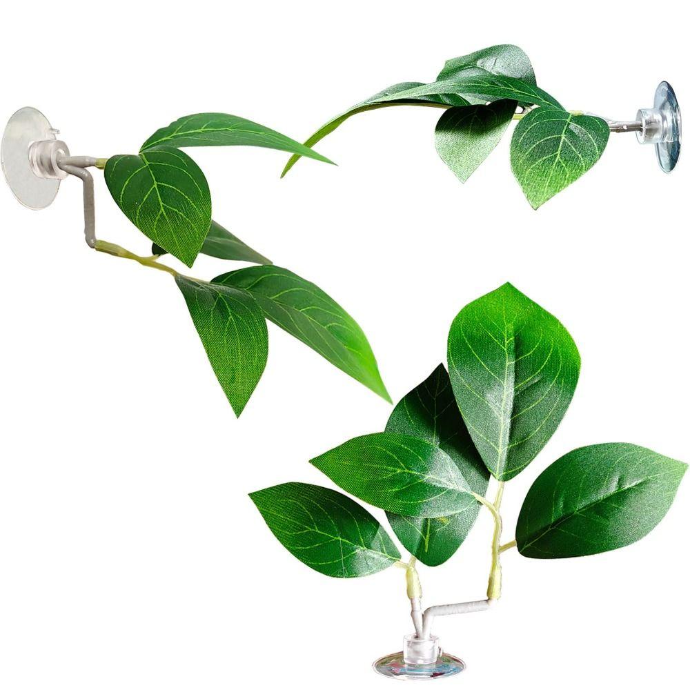 

3 шт. 5,11*3,9 дюйма Douyu отдыхающие листья зеленые регулируемые пластиковые растения