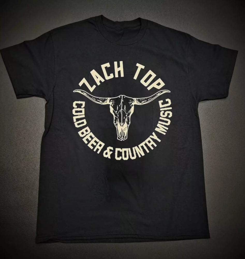 Zach Top Country Music Tour 2025 Cold Beer  Full Size S-5XL Unisex T-Shirt S