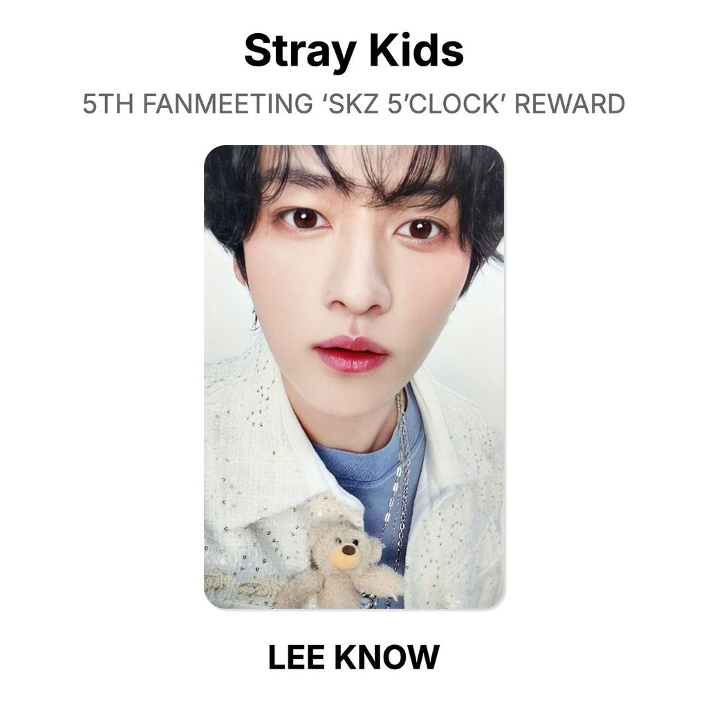 Stray Kids 5TH FANMEETING ‘SKZ 5’CLOCK’ REWARD Official Photocard