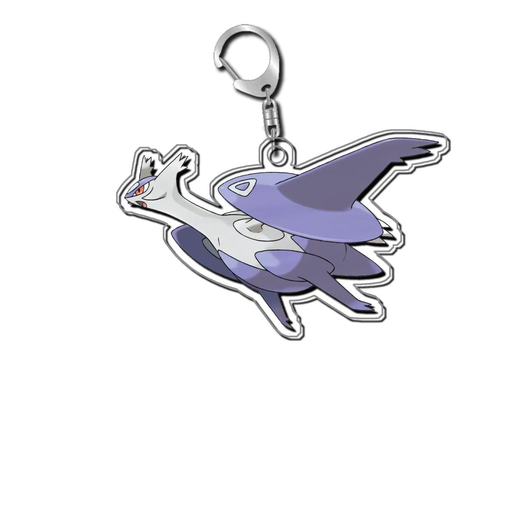 Keychain For Pokemon Charizard Houndoom Mewtwo Gyarados Latias Blaziken Anime Game Collection Anime Peripheral DIY Toy Gift