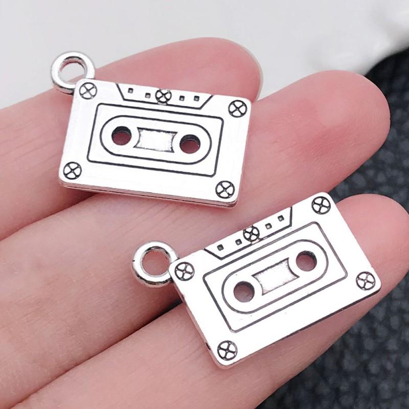 Vintage Music Instrument Charms Alloy Pendant DIY Bracelet Necklace Keychain Craft Jewelry Supplies