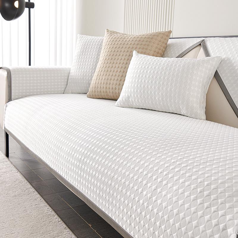 

Подушка для дивана из ледяного шелка Лето 2025: Улучшенная прохладная нескользящая подушка для сиденья 45x45cm Pillowcase