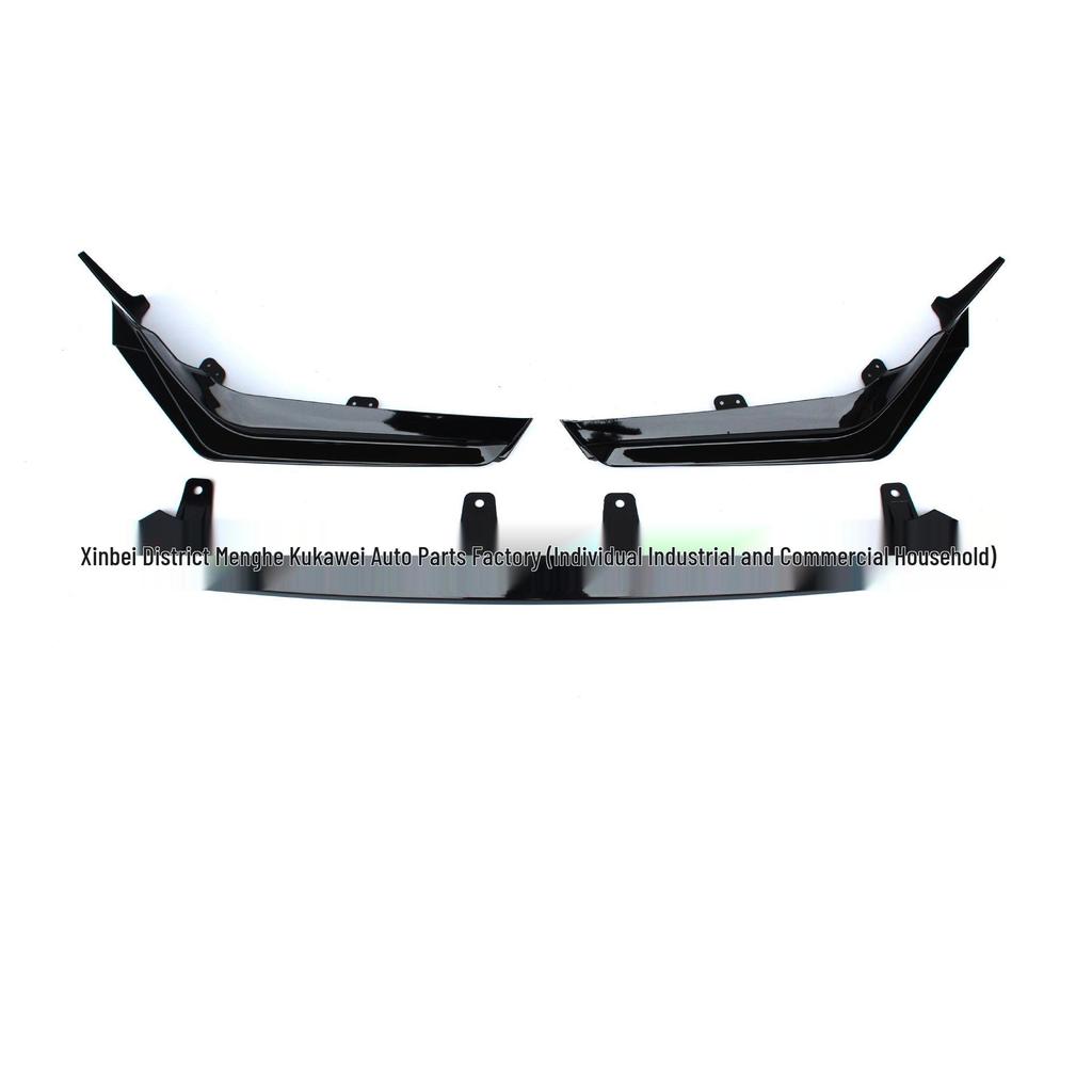 2022-2024 11th Gen Civic Front Splitter FE180: No-Drill Modified Three-Box Lip & Corner Protectors