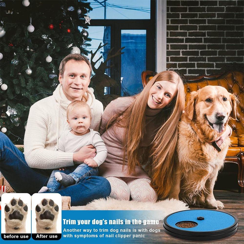 Non-Slip Dog Scratch Pad 360° Rotating Dog Slow Food Toys Healthy Grinding