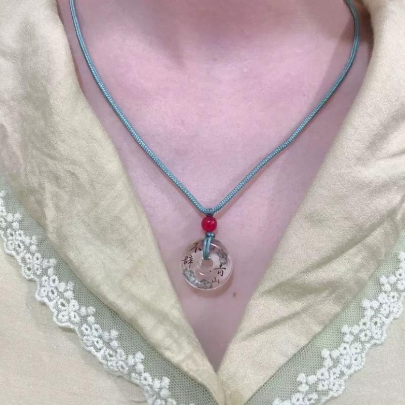 Hot-selling Woven Bells, Jade Rings, Necklaces, Safety Buckles, Woven Pendants, Wind Girlfriends, Students