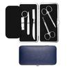 Mens Grooming Kit With Stainless Steel Nose Hair Trimmer Eyebrow Scissors Tweezer Nail Clipper Set
