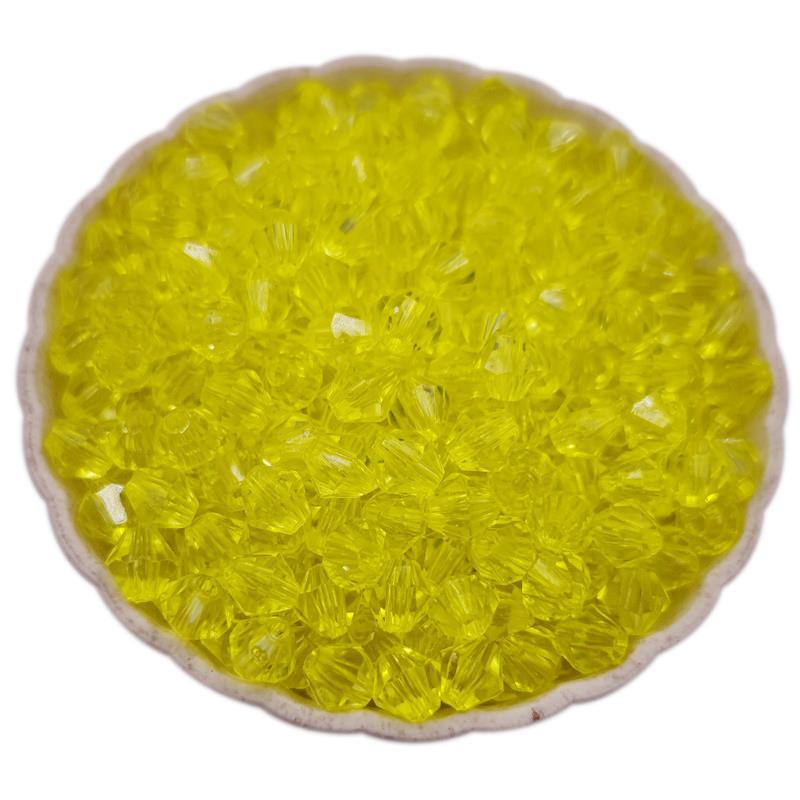 

20-200 шт. 5-10 мм акриловые прозрачные алмазные бусины для изготовления ювелирных изделий 5mm 200Pcs жёлтый