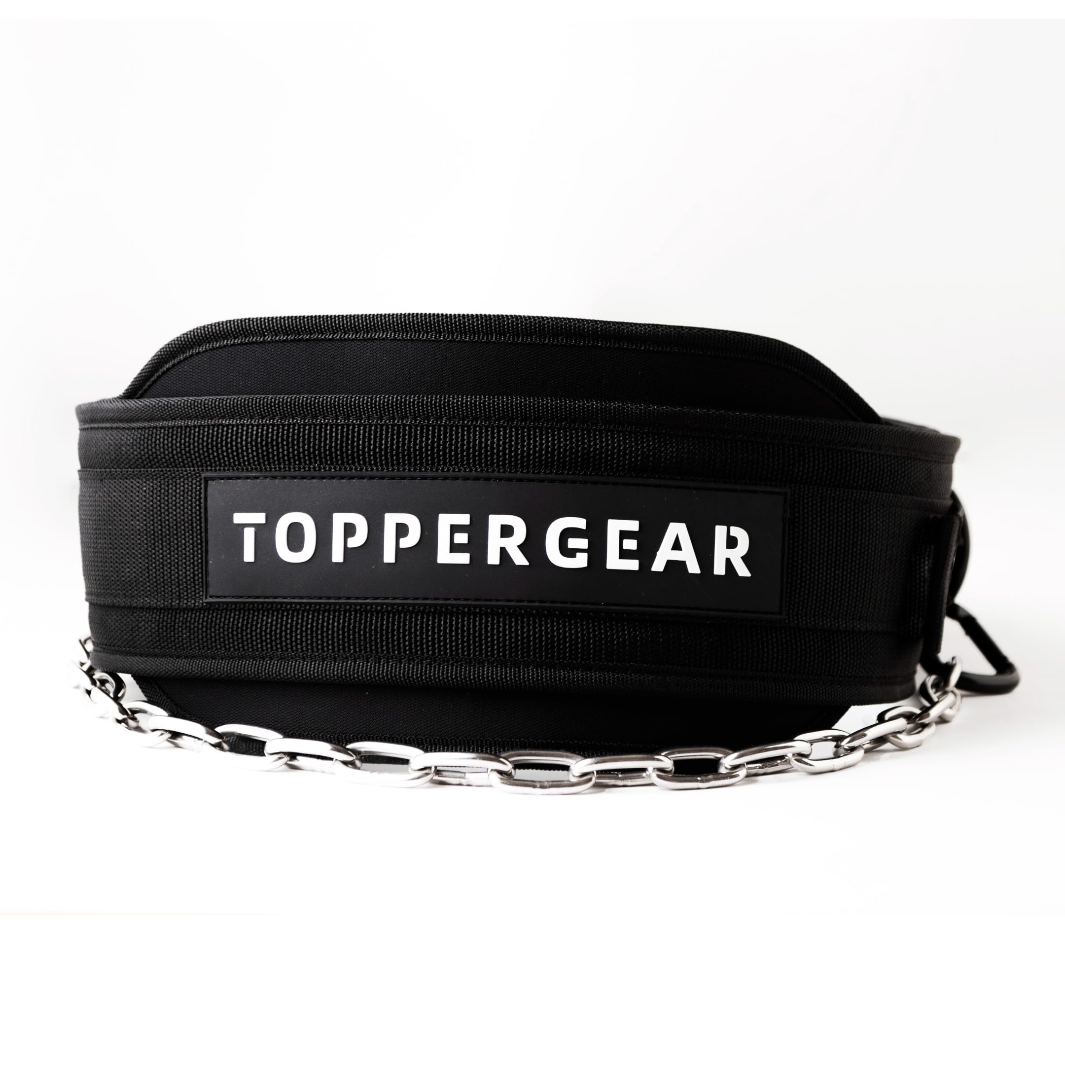 

TOPPERGEAR Dipping Belt for Weighted Heavy Weight Stainless Steel Chain Suitable for and Dips Training, Capacity, & Double-Layered Belt, Chin-Ups чёрный
