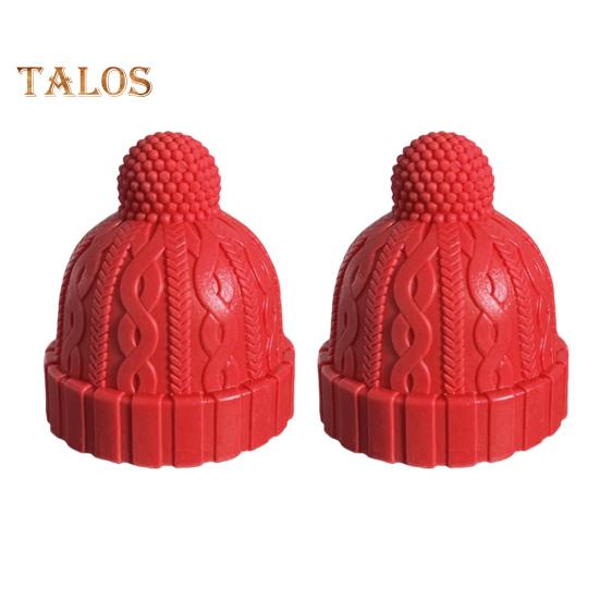 2 Pcs Silicone Wine Bottle Stoppers Elegant Hat Design Food Grade Material Good Sealing Uniform Inner Plug Bottle Stopper