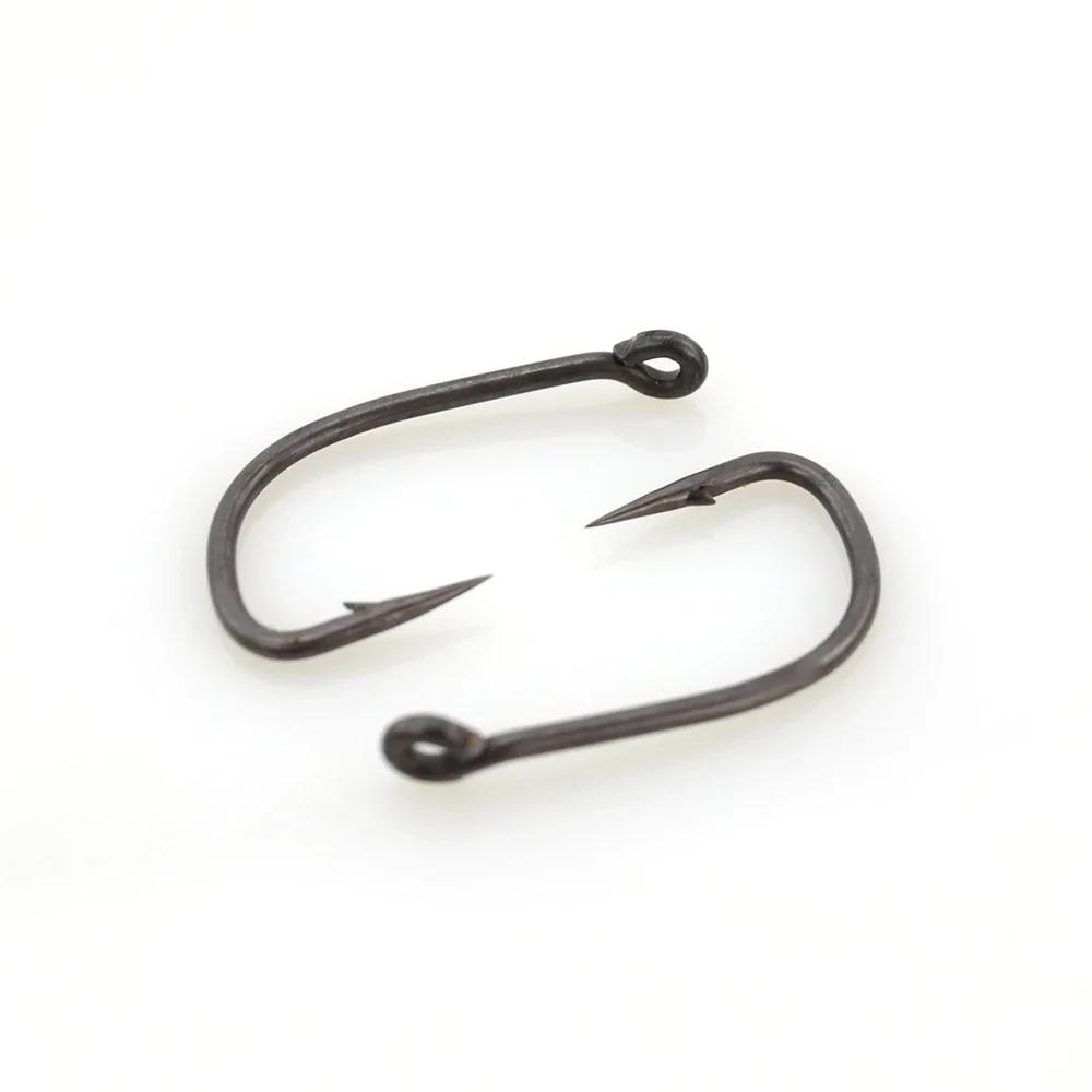 500 Pieces In Bulk PTFE Coated Barbed Hooks High Carbon Steel Carp Fishing X702 Freshwater Fishing Accessories