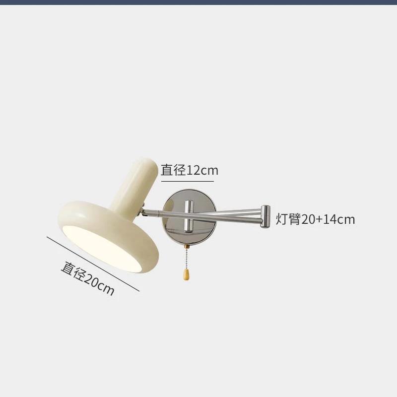 

Bauhaus Белый поворотный кронштейн Регулируемый настенный светильник Спальня Прикроватная тумбочка Гостиная Светодиодные лампы Выдвижной проводной кабинет Чтение Бра Cool White(5500-7000K) белый