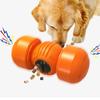 Pracovní hračka pro psí rolovací svačinu pro středně velké a velké psy, 1 kus, oranžová