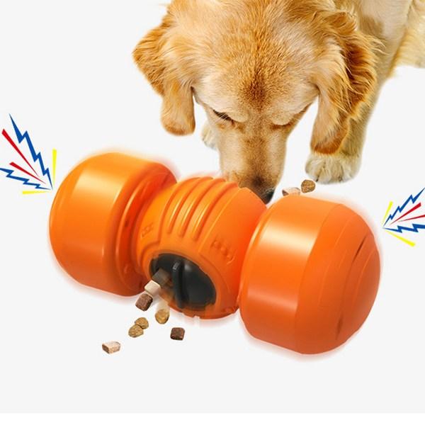 Pracovní hračka pro psí rolovací svačinu pro středně velké a velké psy, 1 kus, oranžová