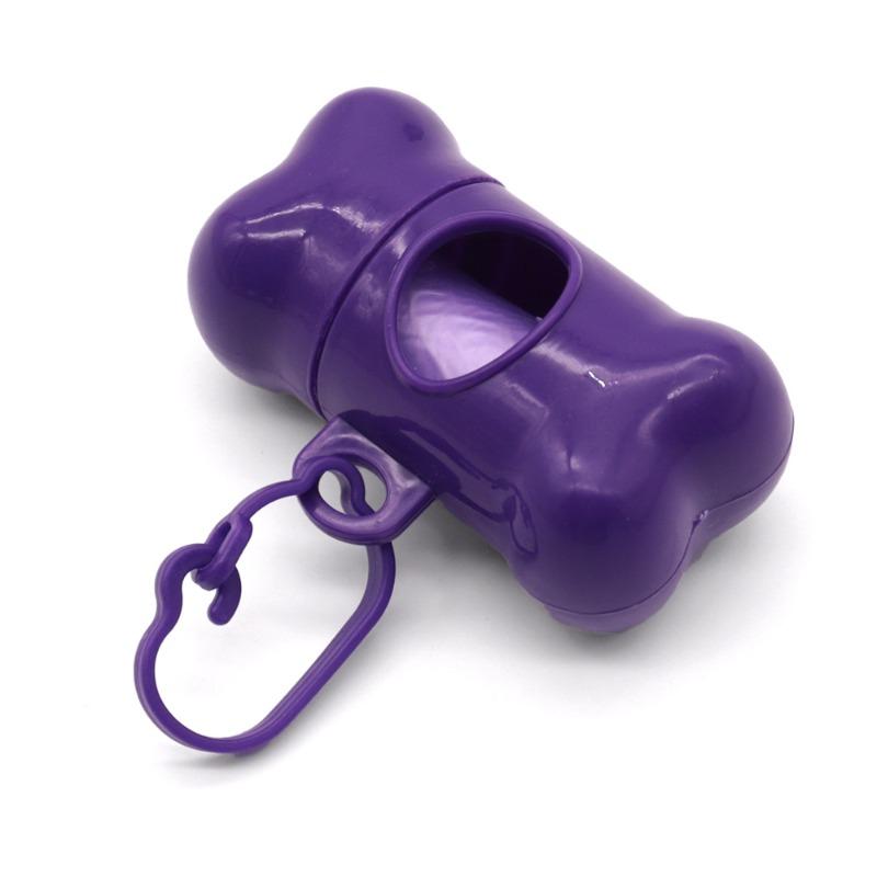 

Biodegradable Pet Garbage Bags, Poop Collection Bags, Storage Boxes, Disposable Cat Litter Bags, Portable Dog Poop Collection Bags for Going Out фіолетовий