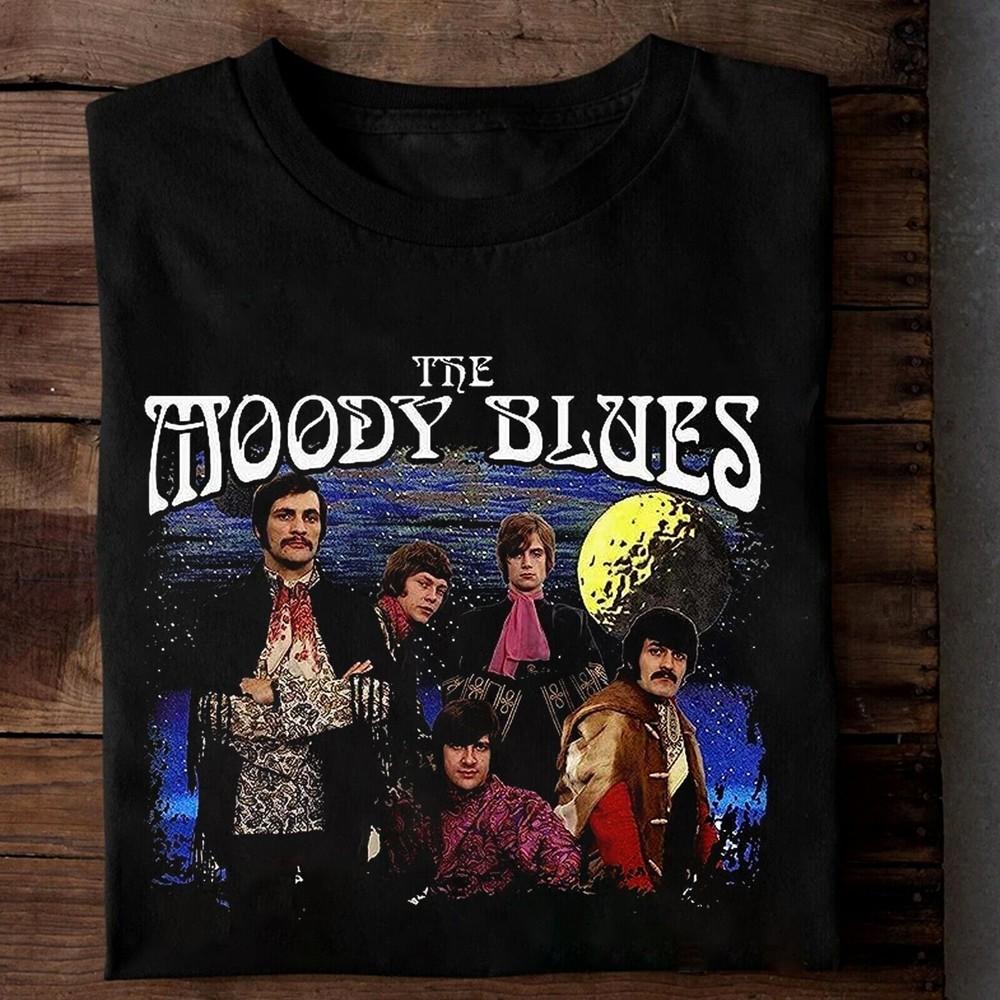 

New Rare The Moody Blues Short Sleeve Unisex S-3XL T-Shirt Unisex T-Shirt L