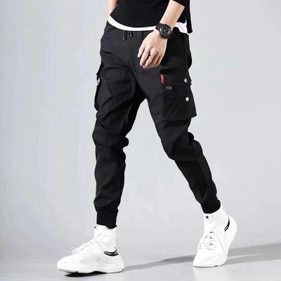 Pantalones Casuales Techwear con Puño Estilo Coreano para Hombre 2025 para Primavera y Verano