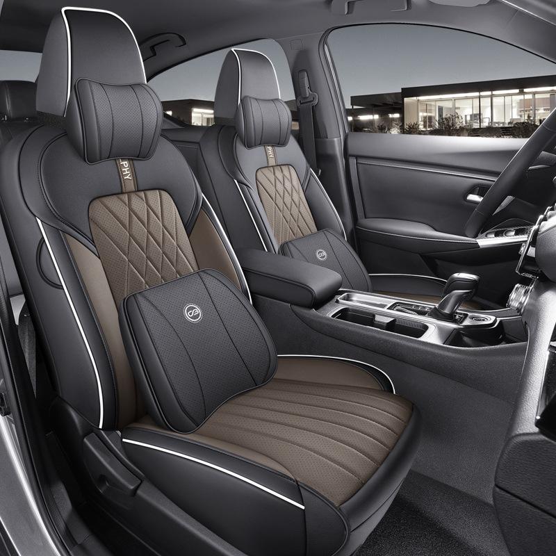Universal Leather Car Seat Cushion for Sylphy - Four Seasons Full Cover