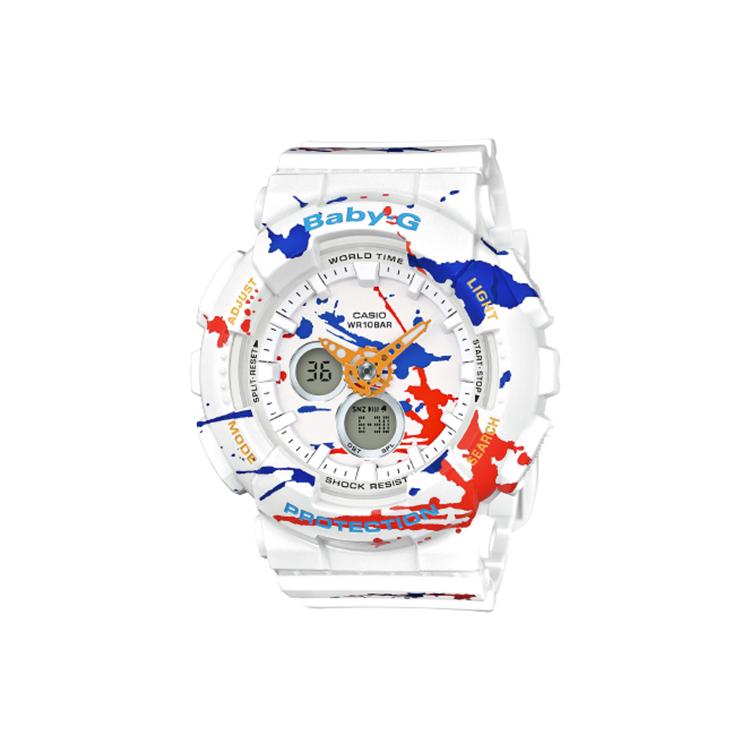 CASIO Women s BABY-G White Watch BA-120SPL-7A BA-120SPL-7A White