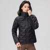 Women's Stand Collar Long Sleeve Puffer Jacket Regular Fit Commuter Down Coat
