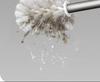 Sleek Wall-Mounted Aluminum Toilet Brush with Long Handle