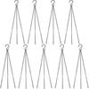Black 23-Inch Hanging Chain Strap for Flower Pots, Bird Feeders, and Lanterns