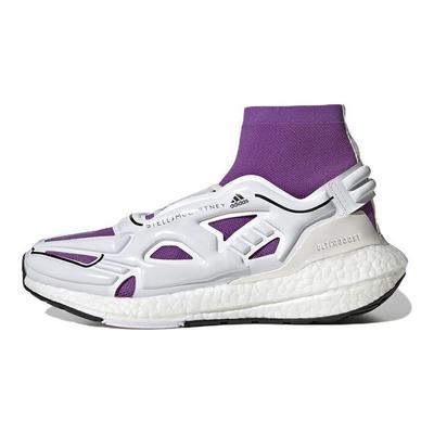 Stella McCartney X ULT Trendy Comfortable Slip-Resistant Durable High-Top Marathon Running Shoes Women Sneaker White Purple GX9868