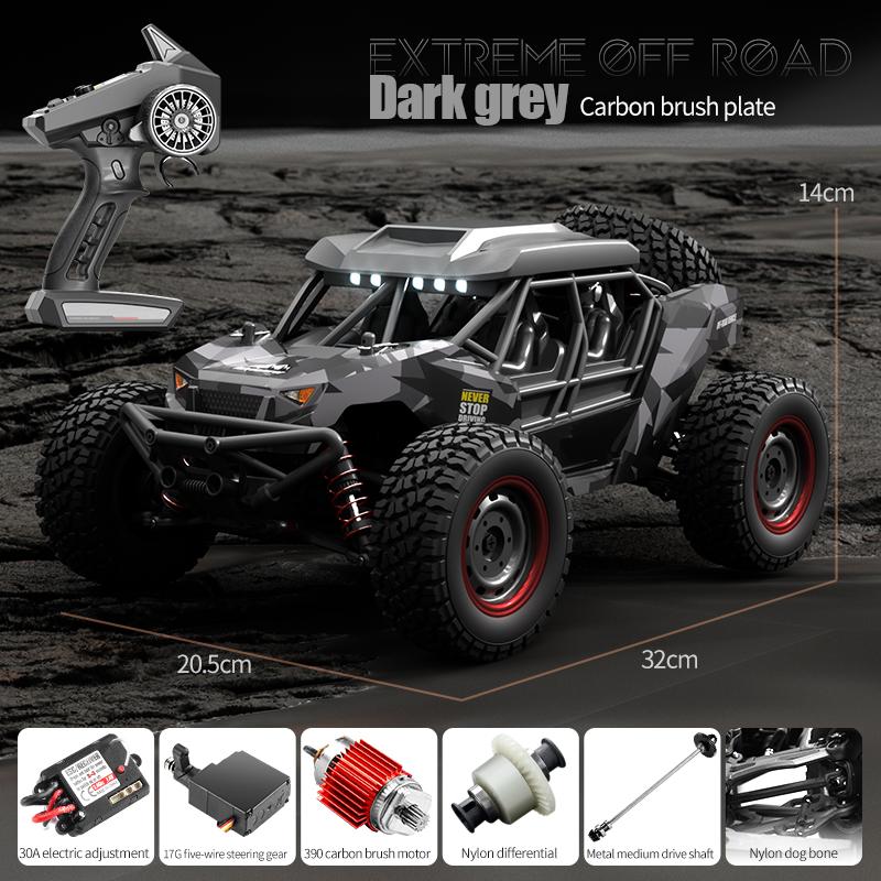 

SCY 16106 4WD Off-Road RC Toy Cars 38Km/h 2.4G Alloy Axle 1:16 Water Proof All Terrain Vehicles Drift Desert Car Toy for Adults