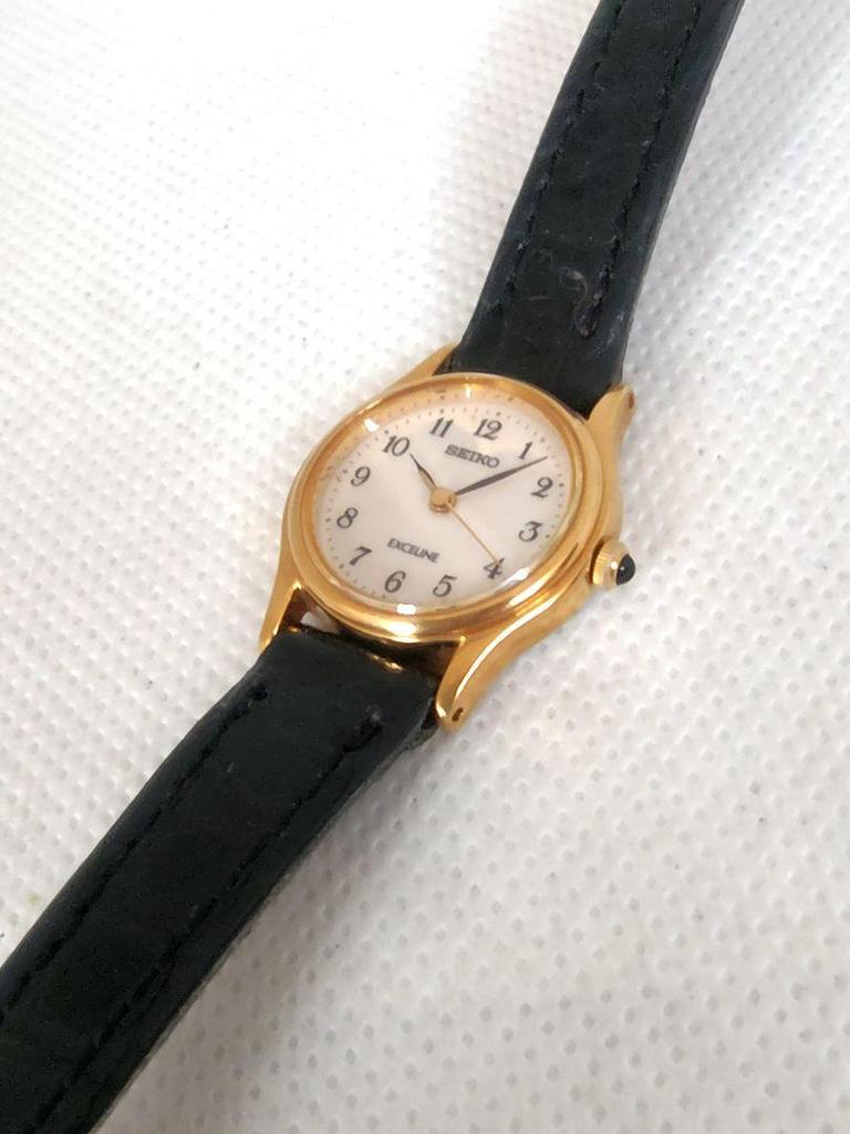 [USED] 10-second annual accuracy, battery, strap, extreme SEIKO Exceline