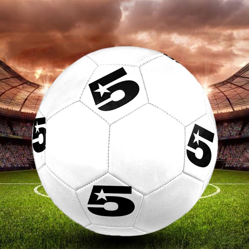 1PC Number Five Soccer Ball Size 5 Football Machine Sewn Indoor/Outdoor Universal Football W53