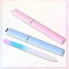 1PC Colored Crystal Glass Nail File Professional Polished Sandblasted Glass Nail File Available On Both Sides Manicure Tools