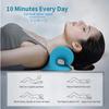 Cervical Spine Stretch Neck Shoulder Relaxer Cervical Chiropractic Traction Device Massage Pillow for Pain Relief Cervical Spine
