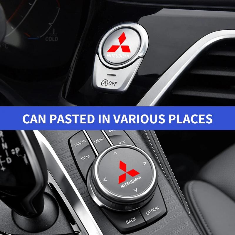 1/2/5/10pcs Car Stickers Emblem Auto Decor Decals Window Wiper Stickers For Mitsubishi Asx Lancer Outlander Pajero Ralliart