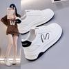 Platform White Shoes Women's Versatile Spring and Autumn Muffin 2025 Breathable New Popular Casual Sports Board Shoes Women 8513