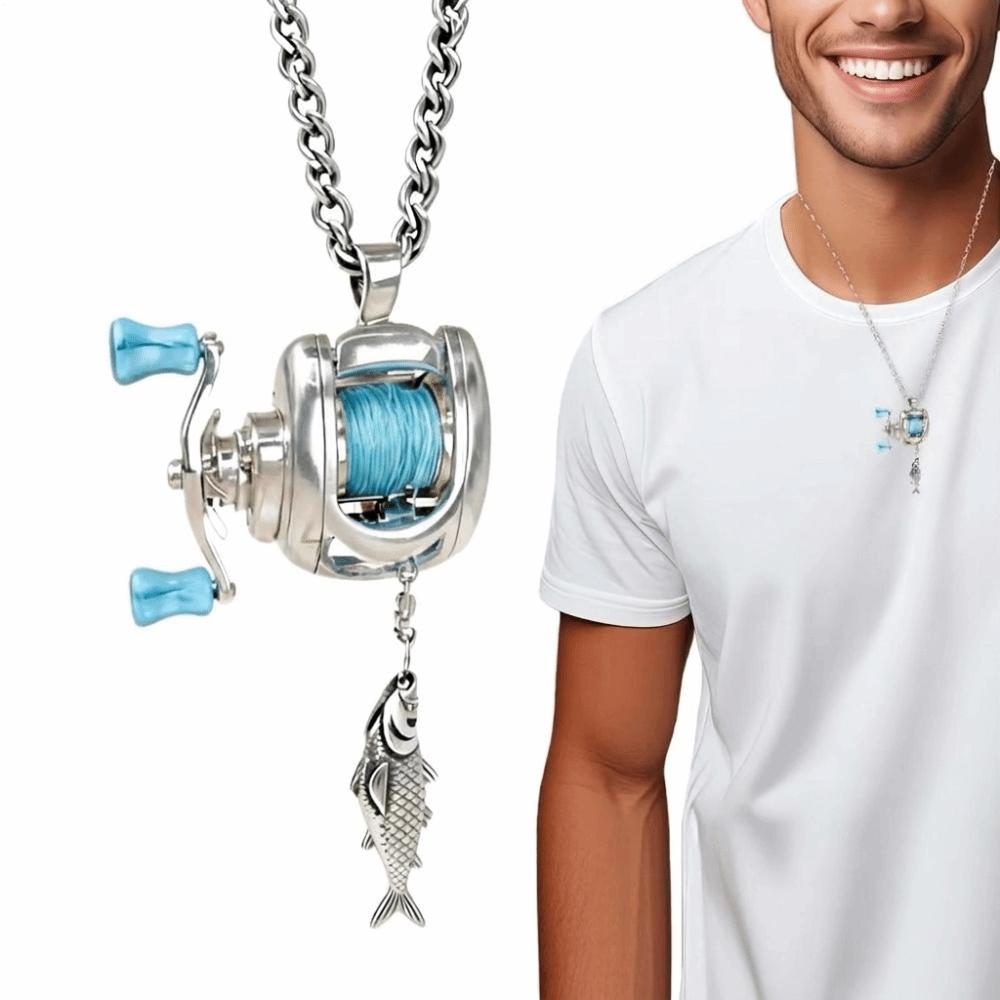 Zarte Textur Fischeranhänger Schmuck Drehbarer Griff Outdoor-Accessoire Tägliche Lässige Outfits