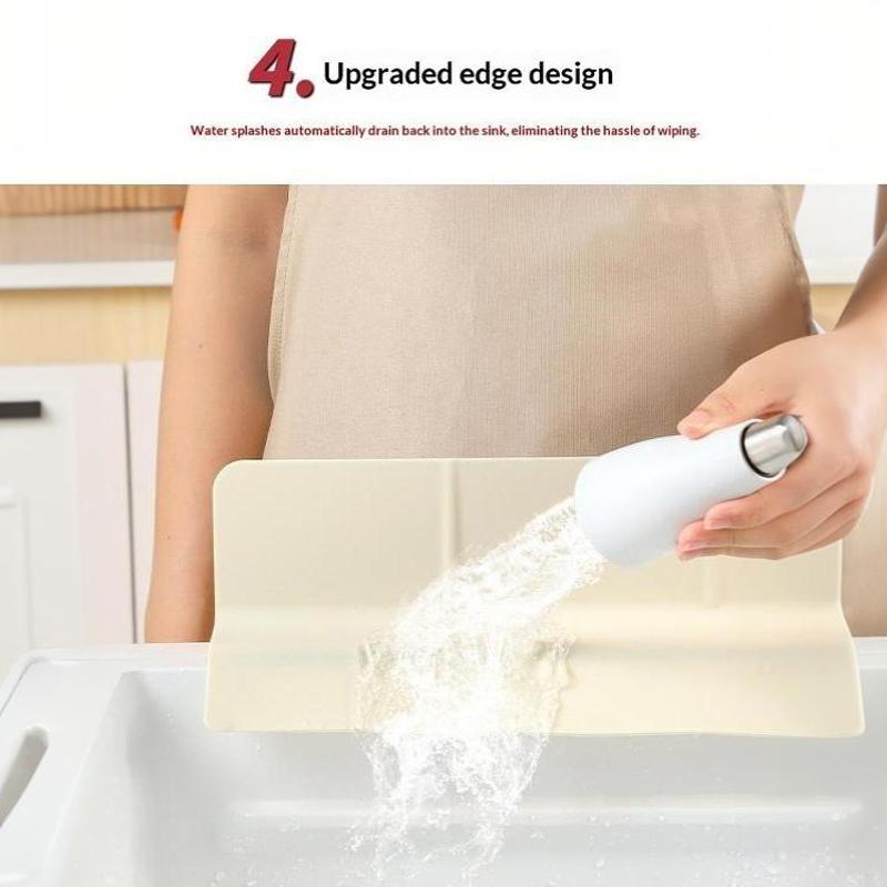 Multiple Purpose Elastomer Water Dam Guard Flexible Seal Ribbon For Kitchen Bathroom Sink Unequipped Required