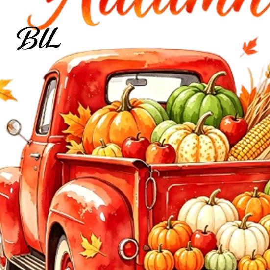 Pumpkin Store Display Autumn Harvest Window Clings, Decorative Static Glass Sticker for Thanksgiving Home Shop Seasonal Art Decor, Removable PVC Maple