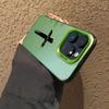 Minimalist Three Color Cross Phone Case For iPhone 17 16e 16 15 14 13 12 11 Mini Pro Max X XR XSMAX 8 7 Air Plus Anti Fall Cover