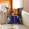 French rock star Johnny Hallyday Pillow Gift Home Office Decoration Bedroom Sofa Car Cushion Cover case 45x45