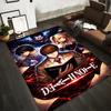 Death Note Anime Carpet with Characters and Dark Fantasy Design Suitable for Use As an Anti-slip for Living Room Bedroom Sofas