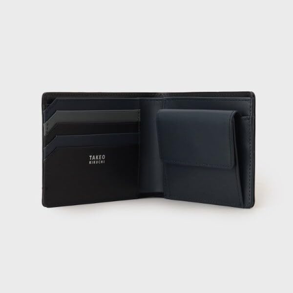 Takeo Kikuchi Embossed Leather Bifold Wallet G8701292 Green 00 Men's Color-Scheme (622) (FREE)