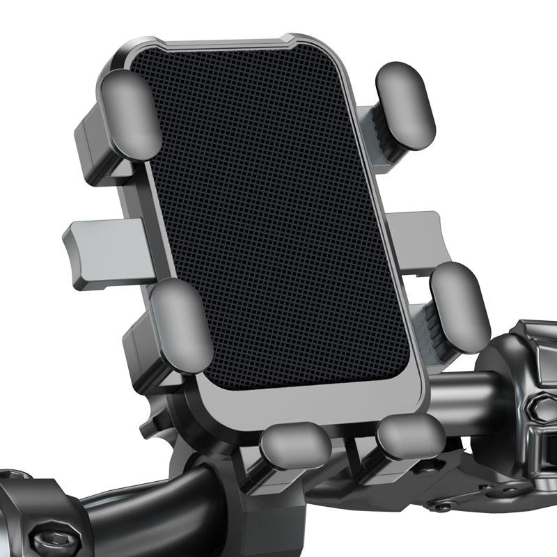 Electric Vehicle Mobile Phone Holder Mountain Self-driving Bicycle Gravity Shock Absorption Navigation Bracket Takeaway Cycling Car Mobile
