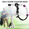 Golf Strokes Score Counter With Golf Bead Chain Strokes Bead Counter Bracelet With Simple Clip Nylon Woven Rope Golf Training