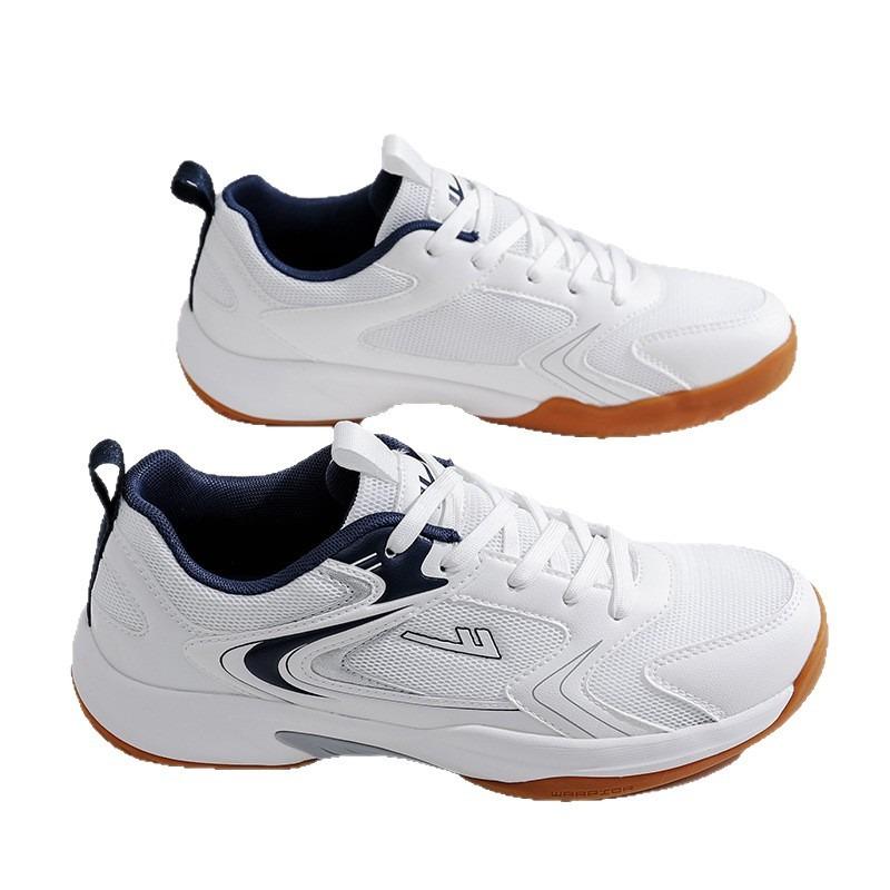 Breathable and comfortable mesh sports shoes, simple thick-soled and lightweight badminton shoes, new men's versatile casual shoes
