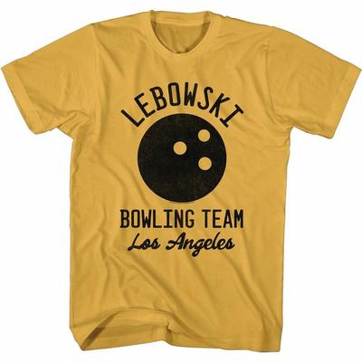 Maglietta da adulto The Big Lebowski Bowling Team Ginger